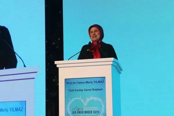 Türk Kızılay Genel Başkanı Fatma Meriç Yılmaz (Takvim Foto Arşiv)