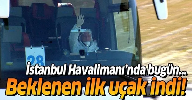 İstanbul Havalimanı'nda bugün! İlk uçak indi...