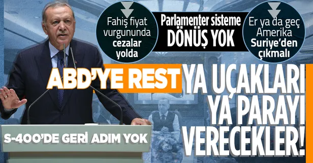 Başkan Erdoğan'dan Rusya dönüşü önemli açıklamalar! ABD'ye "Suriye'den çekil" çağrısı, S400 ve F35 meselesi, bölgesel gelişmeler...