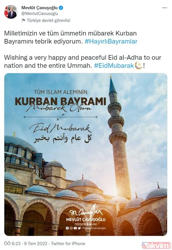 Siyasilerden peş peşe Kurban Bayramı mesajları... Mehmetçik vatan nöbetinde - 6