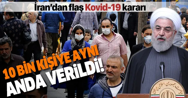 İran'dan flaş koronavirüs (Kovid-19) kararı: 10 bin mahkuma af