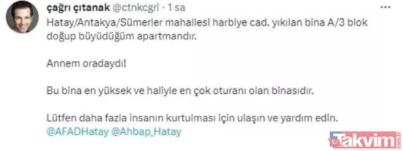 Başak Gümülcinelioğlu'nun eşi Çağrı Çıtanak annesini depremde kaybetmişti! Yaşadığı acıyı anlattı o satırlar kahretti: "Kimliğimin yarısını kaybettim" - 5