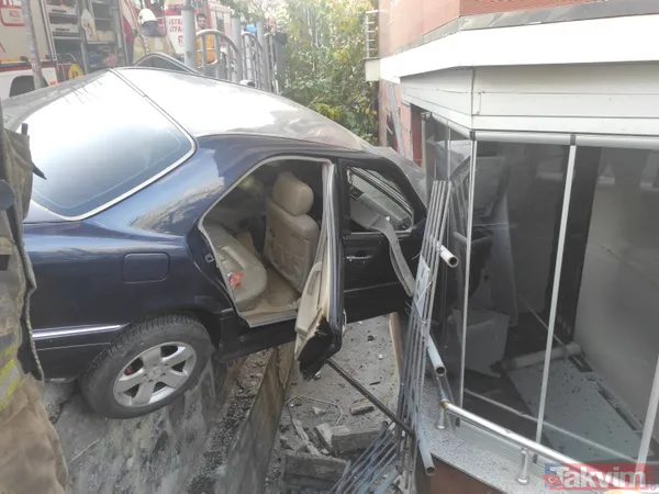 Olmaz demeyin oldu! Ümraniye'de balkona araba düştü - 2