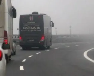 Beşiktaş takım otobüsüne saldırı!