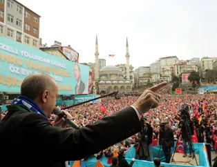 Başkan Erdoğan'a Rize'de sevgi seli!