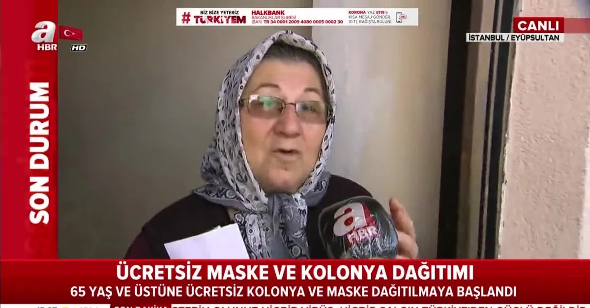 Başkan Erdoğan duyurmuştu! İstanbul'da  65 yaş ve üstündeki 1 milyon 150 bin kişiye maske ve kolonya dağıtımına başlandı |Video