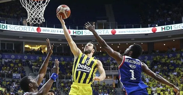 Fenerbahçe Beko seriyi 2-2’ye getirdi! Fenerbahçe Beko:82 -Anadolu Efes:73 Maç sonucu