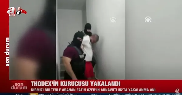 Son dakika: Thodex'in kurucusu Fatih Özer yakalandı! İşte yakalanma anı!-4