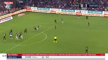 Trabzonspor 0-1 Ferencvaros | MAÇ ÖZETİ İZLE