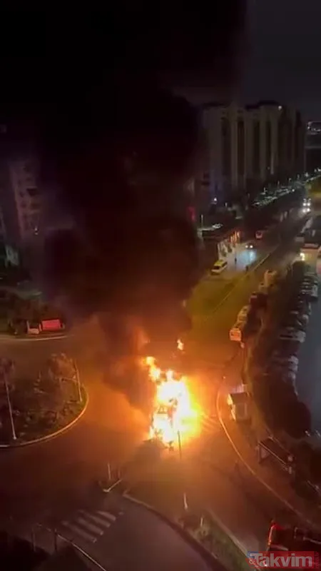 Avcılar'da İETT otobüsü alev topuna döndü - 8