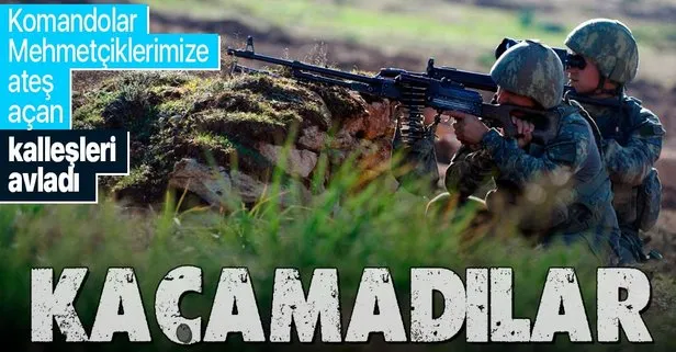 MSB duyurdu: Mehmetçiklerimize makineli tüfekle ateş açan 3 PKK'lı terörist etkisiz hale getirildi