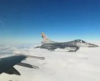 2 F-16 uçağı eğitim için kalktı