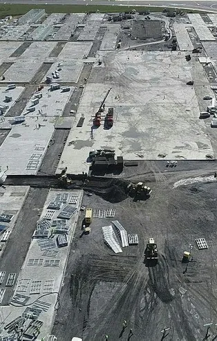 Son dakika: Atatürk Havalimanı'ndaki hastane inşaatında bina yapımı başladı! Son durum havadan görüntülendi