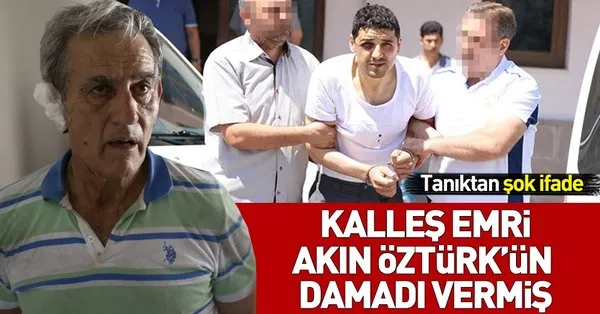 tanik rasim guclu den sok ifade hain emirleri akin ozturk un damadi hakan karakus vermis takvim