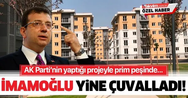 CHP’li İmamoğlu yine prim yapma peşinde! AK Parti döneminde yapılan KİPTAŞ Silivri Konutları projesini sahiplendi