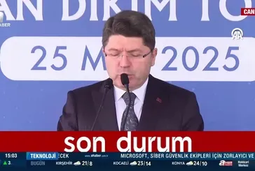 Adalet Bakanı Yılmaz Tunç: Suç eylemleri cezasız kalmayacak