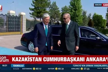 Kazakistan Cumhurbaşkanı Tokayev Ankara'da!