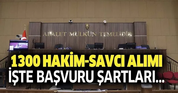 Adalet Bakanlığı 9-5 dereceli kadrolara 1300 hakim savcı alımı yapıyor! Başvuru şartları neler! Sınav ne zaman?-1