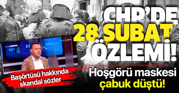 CHP’nin hoşgörü maskesi çabuk düştü! Barış Yarkadaş: Türbanlı hakim olmaz