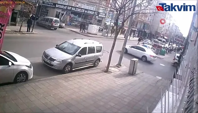 Tekirdağ Çorlu’da kaza anı kamerada