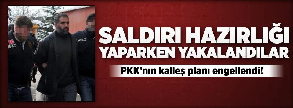 Saldırı hazırlığı yapan 3 hain yakalandı