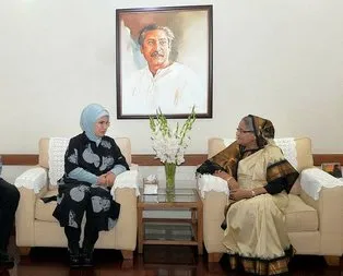 Emine Erdoğan, Bangladeş Başbakanı ile görüştü