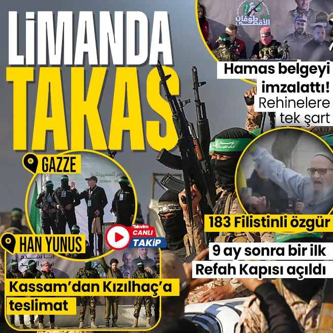 CANLI | Gazze ve Han Yunusta dördüncü rehine takası: 183 Filistinli özgür | Refah Sınır Kapısı açıldı