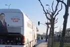 CHP’li Ekrem İmamoğlu’nun ‘Tam yol ileri’ yazan seçim otobüsü yolda kaldı!