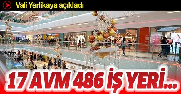 İstanbul Valisi Ali Yerlikaya açıkladı! 17 AVM’de 486 iş yeri denetlendi