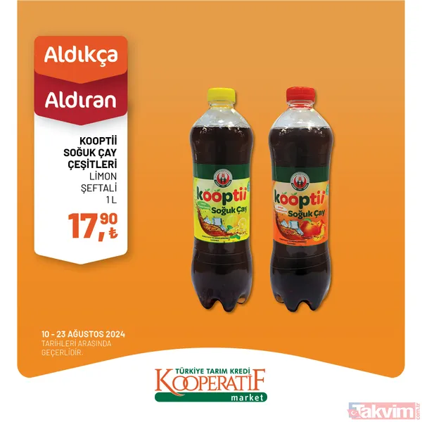 Tarım Kredi'de 59 üründe altın fiyatlar sıralandı! Hafta başı indirimi geldi: 13-23 Ağustos'ta yoğurt, peynir, tereyağı, balık, un... - 36