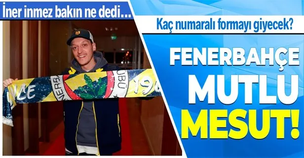Son dakika: Fenerbahçe’nin yeni transferi Mesut Özil İstanbul’a geldi