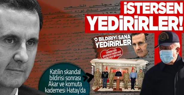 Bakan Akar ve komuta kademesi Suriye sınırında!