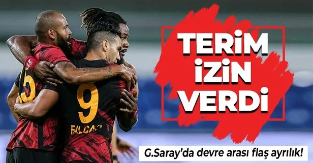 Fatih Terim izin verdi! Galatasaray’da flaş ayrılık