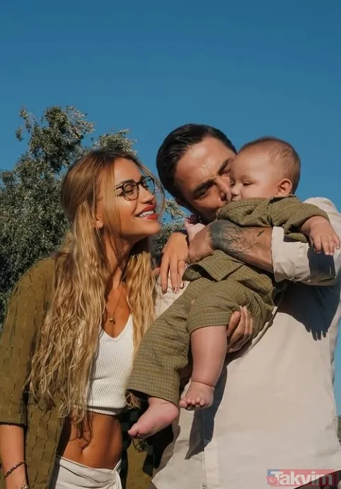 Ahmet kural ve Çağla Gizem Şahin'den yeni aile pozu: Demir bebek ilgi odağı oldu - 14