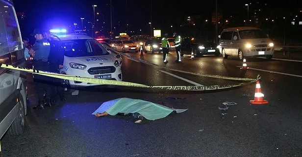 TEM'de otomobilin çarptığı kadın öldü