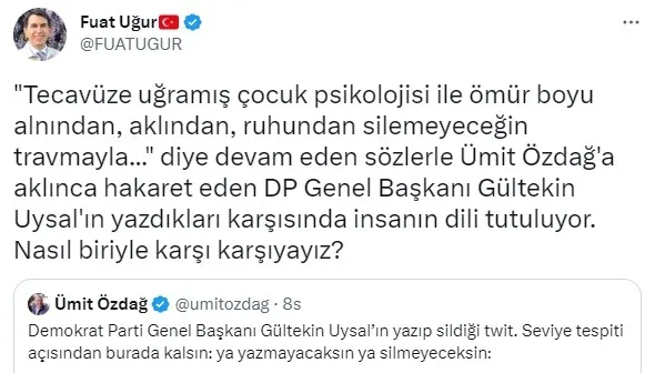 6li-masanin-kucuk-ortagi-seviyeyi-magmaya-indirdi-gultekin-uysaldan-umit-ozdaga-agir-hakaret-tecavuze-ugramis-1675234290483.jpg 6'lı masanın küçük ortağı seviyeyi magmaya indirdi! Gültekin Uysal'dan Ümit Özdağ'a ağır hakaret: Tecavüze uğramış çocuk...-5