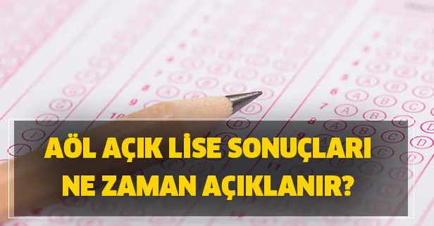 AÖL sonuçları tıkla öğren! aol.meb.gov.tr AÖL Açık Lise sınav sonuçları sorgulama ekranı!