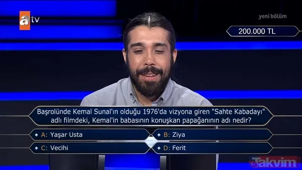 Kim Milyoner Olmak İster'e hikayesiyle damga vuran yarışmacı! 300 bin TL'lik Osmanlı sorusunda bakın ne yaptı - 27