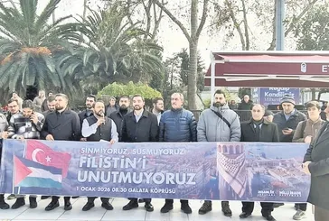 81 ilden Filistin katliamına dur mesajı