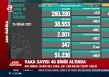 Sağlık Bakanlığı 25 Nisan koronavirüs vaka ve vefat tablosunu paylaştı