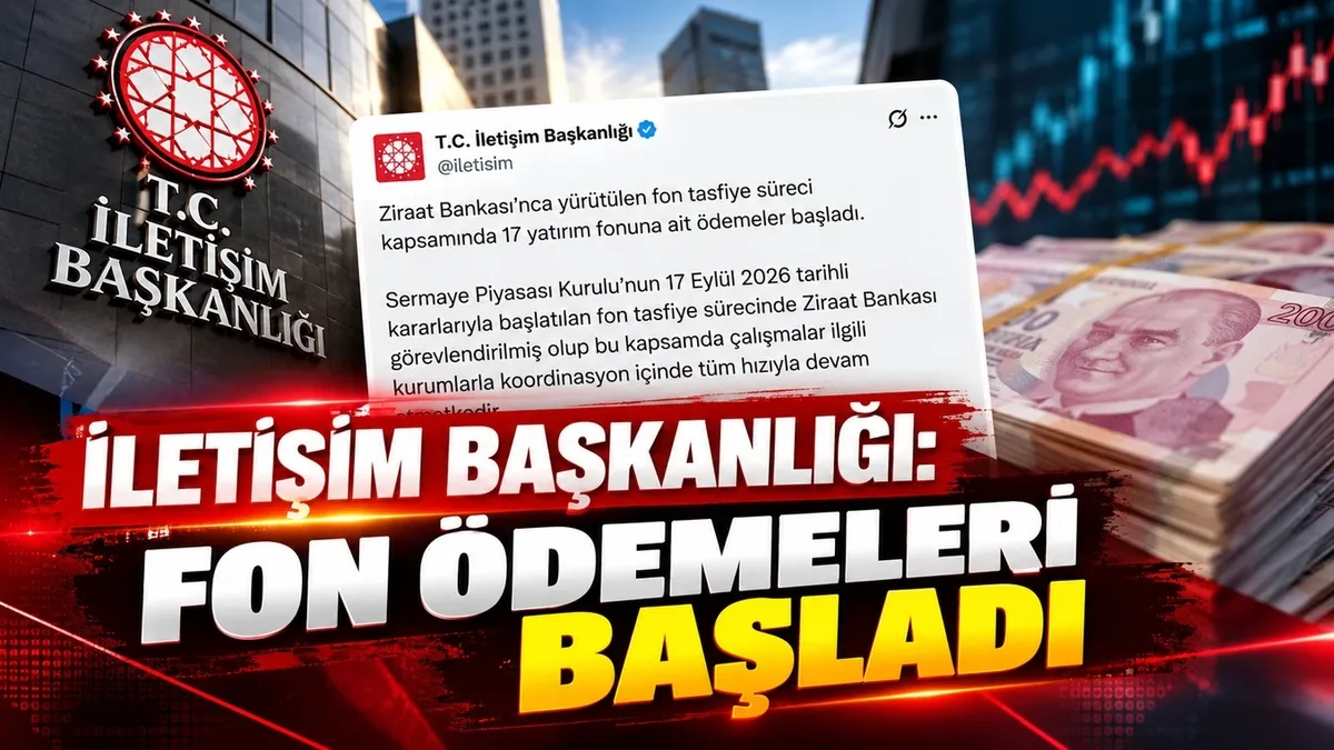 Fon tasfiye sürecinde kritik gelişme! İletişim Başkanlığı duyurdu: ''Ödemeler başladı''