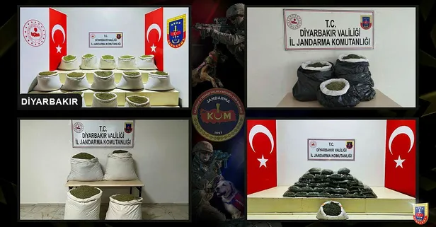 Diyarbakır’da 510 kilo uyuşturucu ele geçirildi