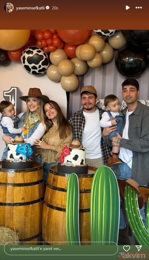 İbrahim Tatlıses’in torunları 1 yaşında! İdo Tatlıses ve Yasemin Şefkatli tüm aileyi bir araya topladı! - 10
