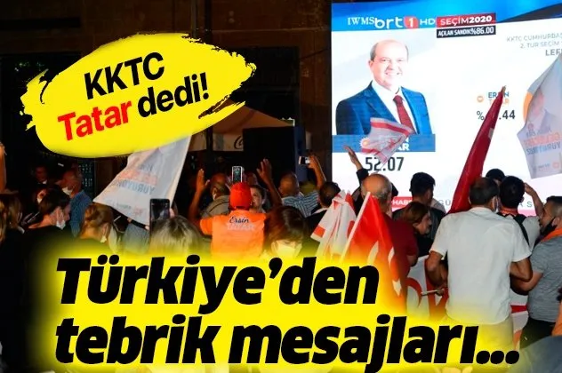 Türkiye'den Tatar'a tebrik!