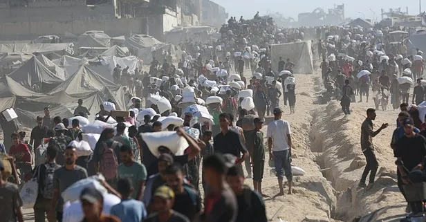 Gazze'ye giren yardımlar yağmalandı! Hamas'ın elindeki İsrailli rehine İsrail yüzünden iskelete döndü: Netanyahu'yu "şoke eden" görüntü