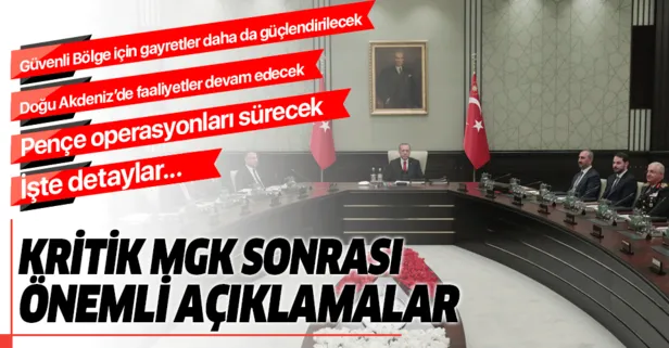 Son dakika: Milli Güvenlik Kurulu toplantısı sona erdi... İşte MGK bildirisi...