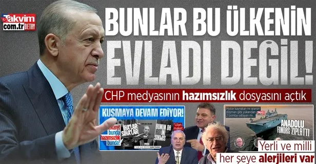 Başkan Erdoğan’dan SİHA ve TCG Anadolu’yu karalayanlara: Bunlar bu ülkenin evladı olamaz | CHP medyasının hazımsızlık dosyasını açtık