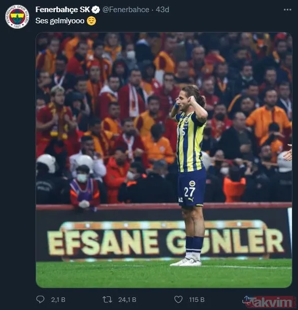 Fenerbahçe'den Galatasaray'a peş peşe göndermeli paylaşımlar! Squid Game, Mesut Özil ve Miguel Crespo... - 4