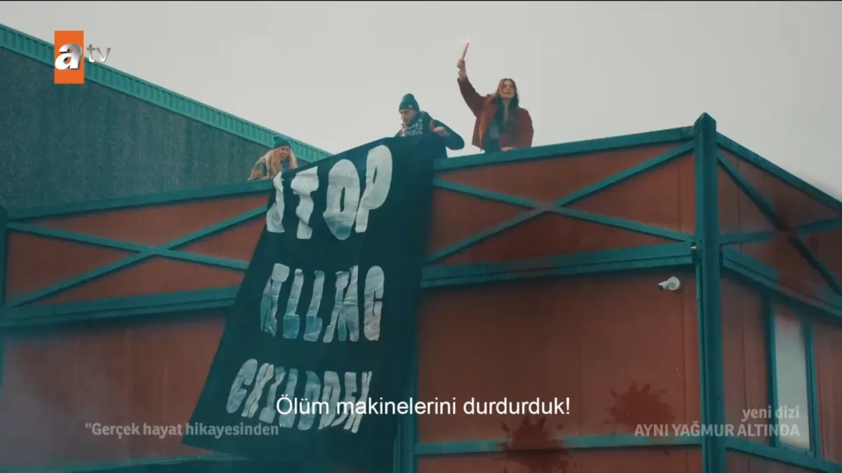 Aynı Yağmur Altında Gazze için tek yürek oldu