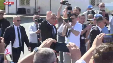 Kıbrıs'ta üçlü zirve sona erdi! Liderler BM Merkezi'nden ayrıldı